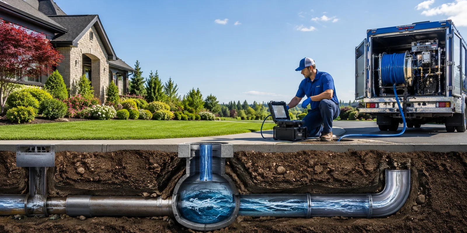 Drainage restoration information for Thorofare, NJ